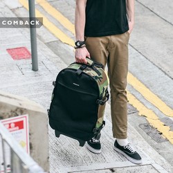 COMBACK Camouflage Series Trolley Bag ຄວາມອາດສາມາດຂະຫນາດໃຫຍ່ ກະເປົາເດີນທາງຜູ້ຊາຍ ກະເປົາຖືເບົາ ກະເປົາຜູ້ຊາຍ Original Trendy Brand