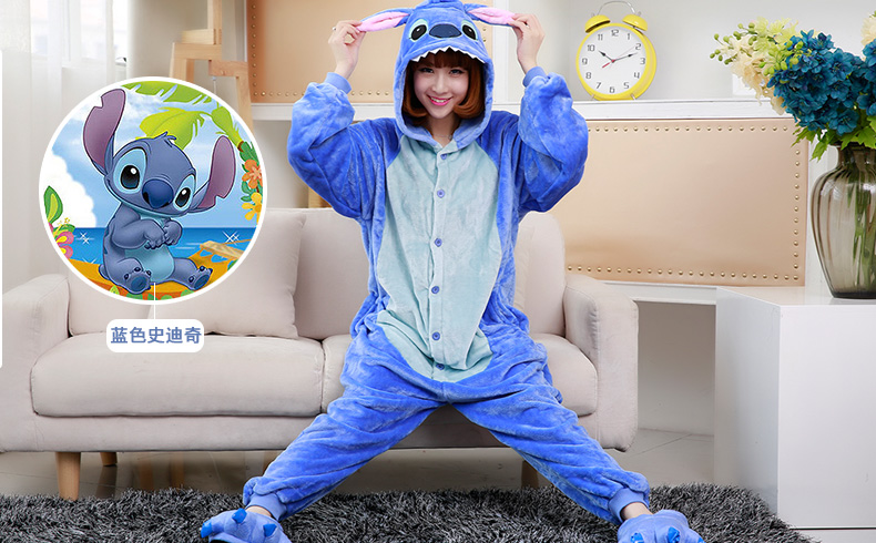 Bộ đồ ngủ khủng long động vật One Piece Đàn ông đặt phim hoạt hình Thanh niên Hàn Quốc dễ thương bộ áo liền quần dài tay cao cấp cho bé sơ sinh