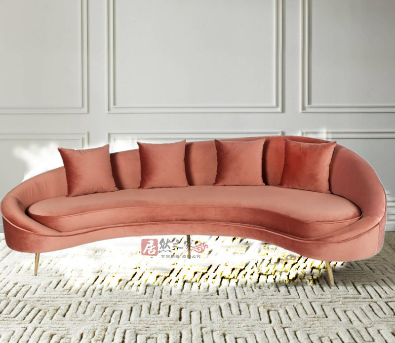 New products Modern Buyi trio Place-like board room sofa Nordic Jian Mei clubhouse Cosmetic House Engineer Soft-mounted Sofa