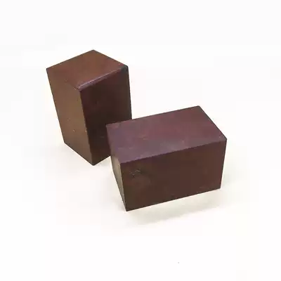 Qingtian stone practice chapter red stone 5X6 seal cutting character stone calligraphy collection seal stone idle chapter beginner