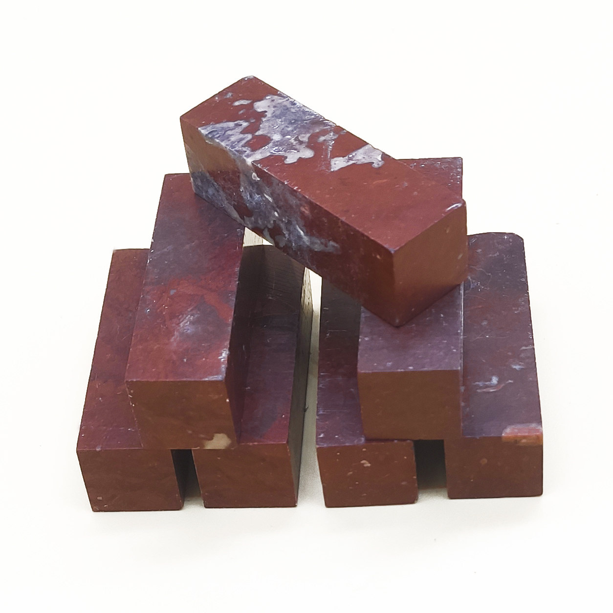 Qingtian stone practice chapter material red stone 1 5X5 seal engraving stone Tibetan calligraphy seal stone idle chapter beginner