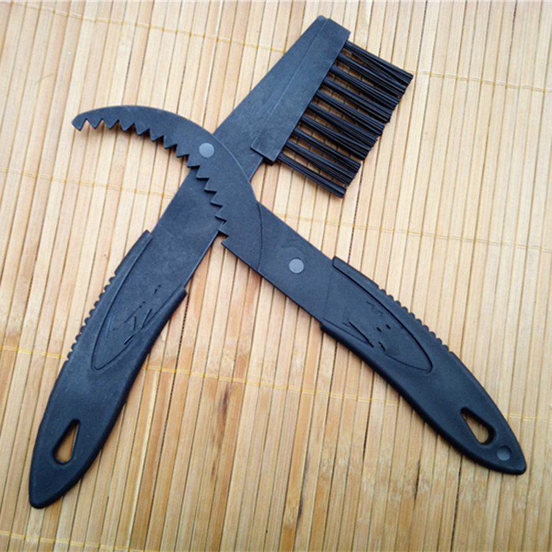 Bike Chain Cleaner Brush Climbing Bike Chain Oil Special Wash Brush Bike Flywheel Press Disc Cleaning Brush Strips