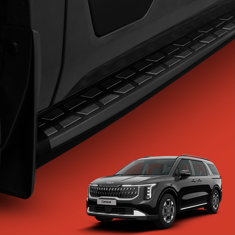 21-26 Kia Jiahua Ka4 Black Warrior Side Steps Taiwan Canada Australia Malaysia Northwest America Fixed Side Steps