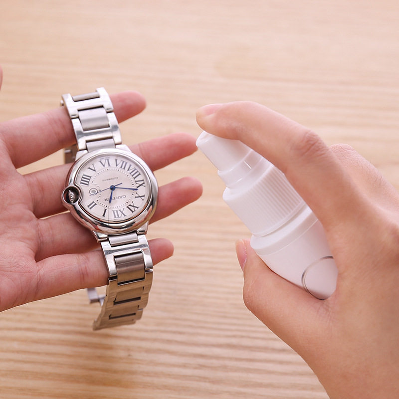 Watch Wash Liquid Decontamination Maintenance Spray Jewelry Gold Diamond Ring Watch Tray Mechanical Watch With Cleanser