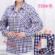 Áo sơ mi nữ dài tay cotton kẻ sọc nhỏ mùa xuân và mùa thu lỏng áo len cotton cỡ lớn - Áo sơ mi dài tay