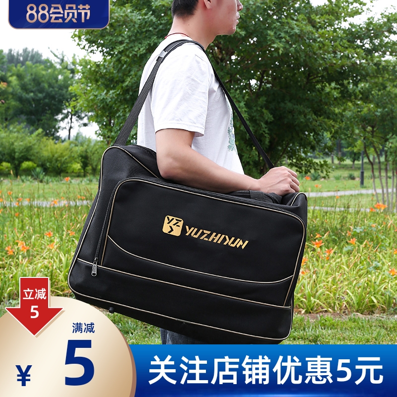 Fishing chair stool fishing tackle bag waterproof thickened portable one-shoulder fishing rod fishing tackle fishing platform multi-functional fishing storage bag