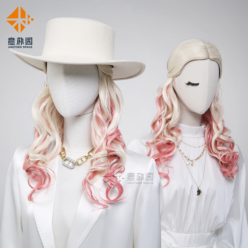 Yi Pu Garden model wig female prop wig model shelf window display shelf display clothing store model female model