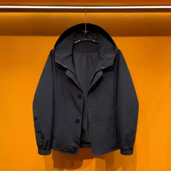 Old Money Style New Hooded Jacket American Retro Loose Casual Coat Versatile for Commuting Spring and Autumn Minimalist Jacket