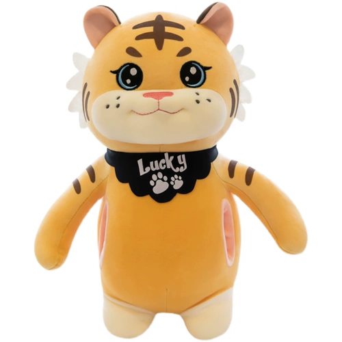 Милая плюшевая детская игрушка, кукла для мальчиков для сна, мультяшная подушка, тигр