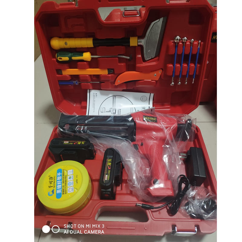 Beauty Sewn Electric Glue Gun Double Pipe Beauty Seaming Agent Construction Tool Full Automatic 16 8v Beauty Stitch Glue Gun Warranty A Year