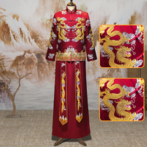 Xiuhe clothing male groom clothing Chinese style dress 2021 new wedding Xiuhe men Tang dress large size show and mens models