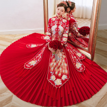 Xiuhe clothing 2021 new wedding dress dress Chinese wedding dress toast clothing show kimono