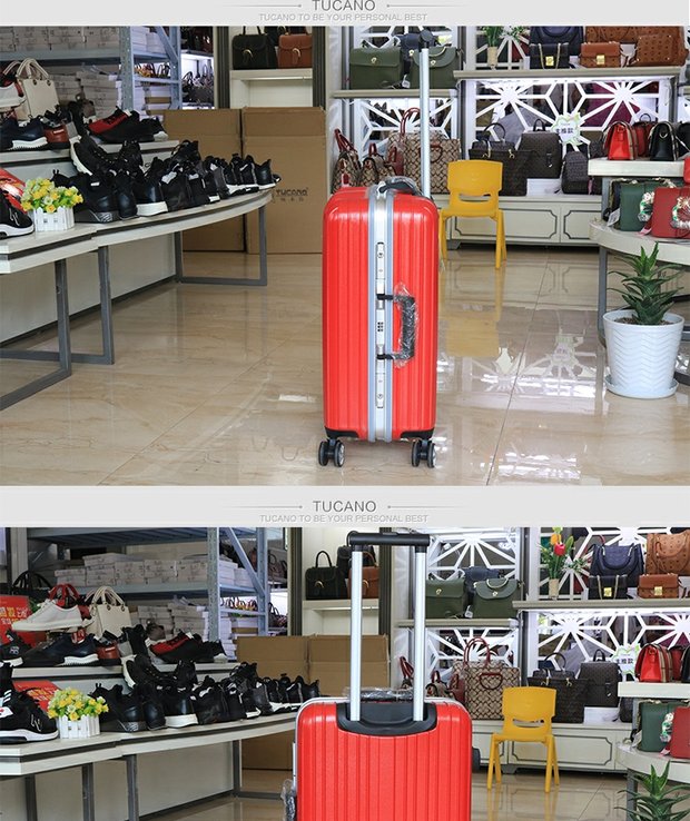 Woodpecker khung nhôm hành lý xe đẩy chống trầy trường hợp 24 inch phổ bánh xe vali 20 inch khung lên máy bay 22 hộp mật khẩu - Va li vali xiaomi passport