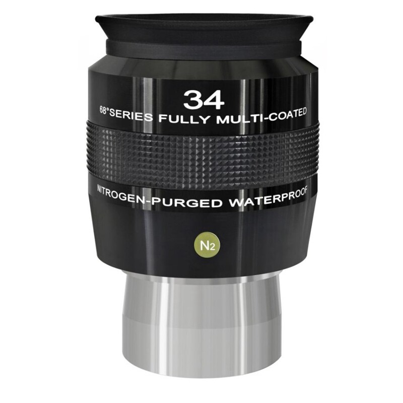 Explore Scientific ES 68 degree ultra wide angle 34mm eyepiece, argon filled, waterproof and mildew proof