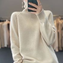 Womens Sweater Turtleneck rendering Sweater 2024 New Fashion