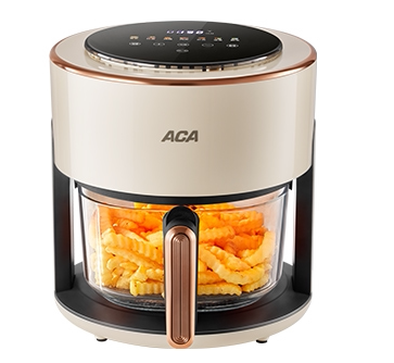 Aca North American Appliances Air Fryer Df40A/D5/Df50A Original Accessories Glass Fry Basket Fry Net Protection