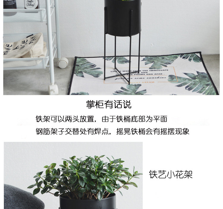 Kệ hoa Bắc Âu đơn giản rèn sàn sắt phòng khách đứng chậu hoa khung cây xanh loll sáng tạo ban công trang trí cây xanh - Kệ tủ giày giá rẻ