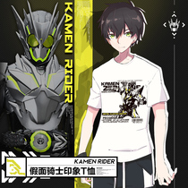 Kamen Rider 01decade anime peripheral T-shirt build Shi Wang zi-o short-sleeved two-dimensional student clothes summer