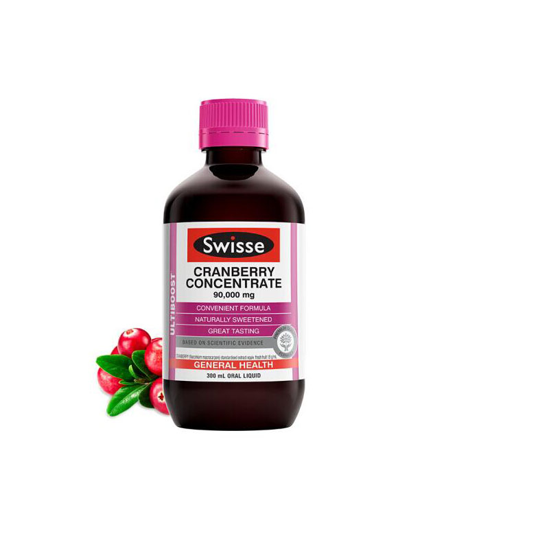 Úc nhập khẩu swisse cranberry uống 300ml tinh chất cô đặc uống lỏng sản phẩm chăm sóc sức khỏe phụ nữ - Thức ăn bổ sung dinh dưỡng vitamin c viên uống