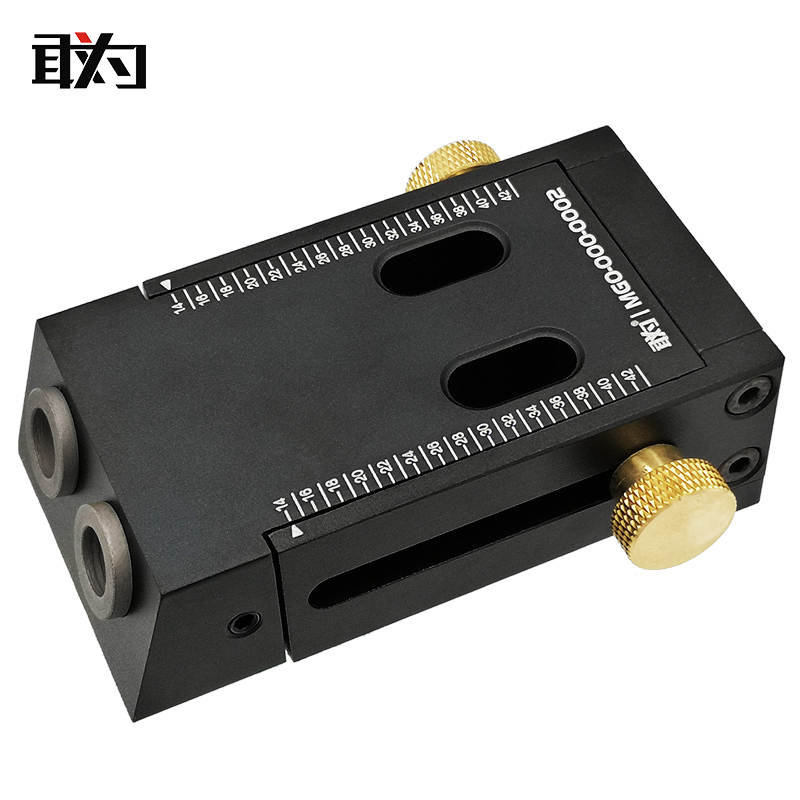 Woodworking slant hole punch positioner Aluminum alloy slant eye tool Slant hole machine Woodworking slant hole drilling device