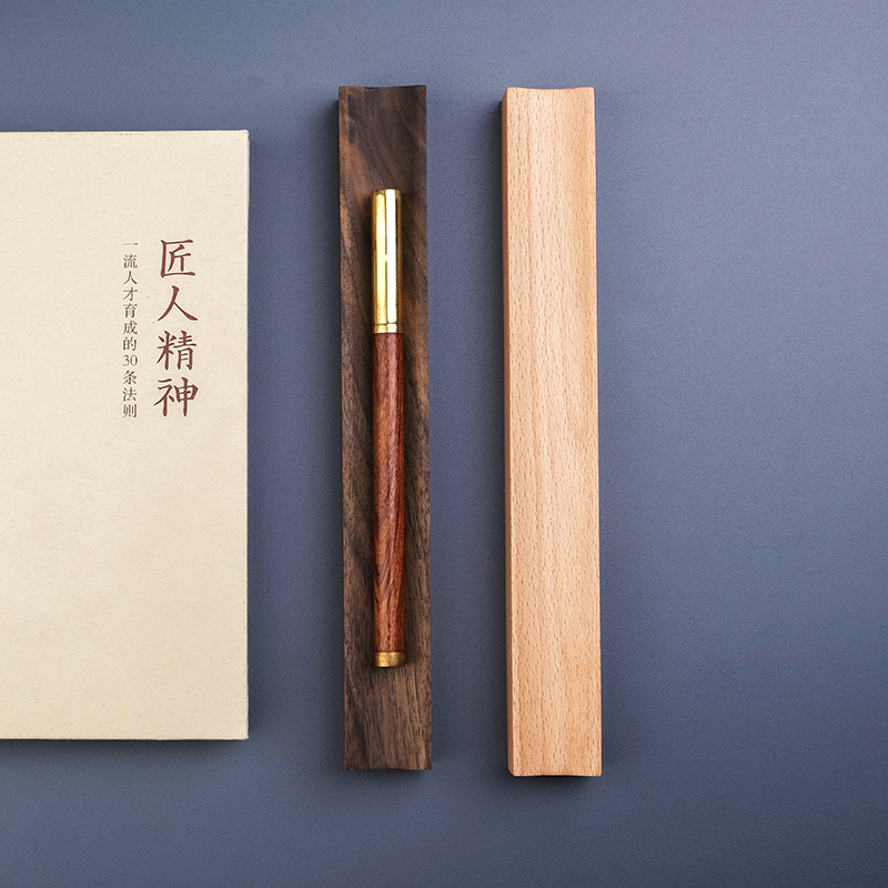 Pen holder storage business solid wood creative desktop decoration office pencil pen pen rack display stand pen holder pen holder