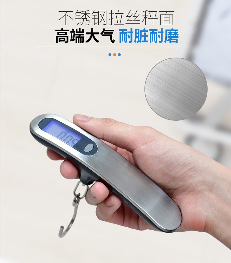 Portable and practical kitchen baggage delivery high precision hand spring hook scales