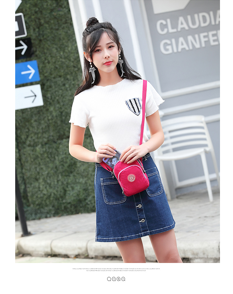 Túi đựng điện thoại di động mới túi đeo chéo nữ bình thường túi xách nữ hàng hiệu dior