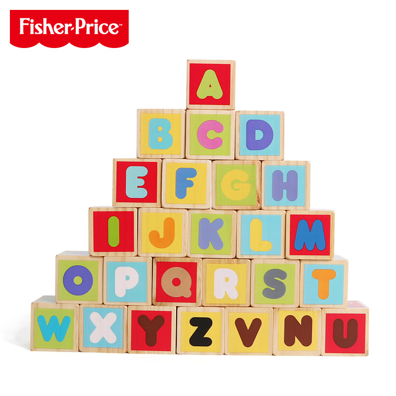 fisher price wooden blocks