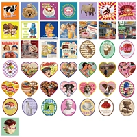 50 Retro Sweetheart Collages (около 4-6,5 см)