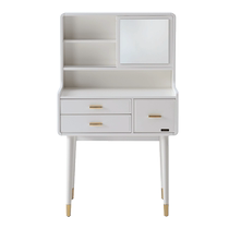 Quanyou Home Modern Light Luxury Dressing Table Storage Cabinet Integrated Home Bedroom Small Apartment Dressing Table 126376A