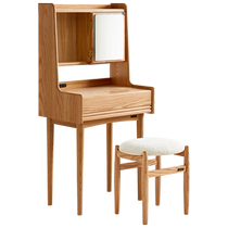 Quanyou Home Nordic log style solid wood dresser 2024 new dresser mirror foldable DW8051