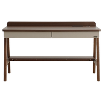 Quanyou Home New Chinese Style Desk New Solid Wood Leg Table Living Room Study Multifunctional Workbench 129716F