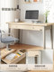 Quanyou Home Nordic style student study desk home study storage rack integrated corner desk