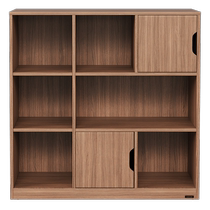 Quanyou Home Study Room Wall Bookcase Living Room Multi-Partition Storage Cabinet Modular Combination Cabinet 600620F
