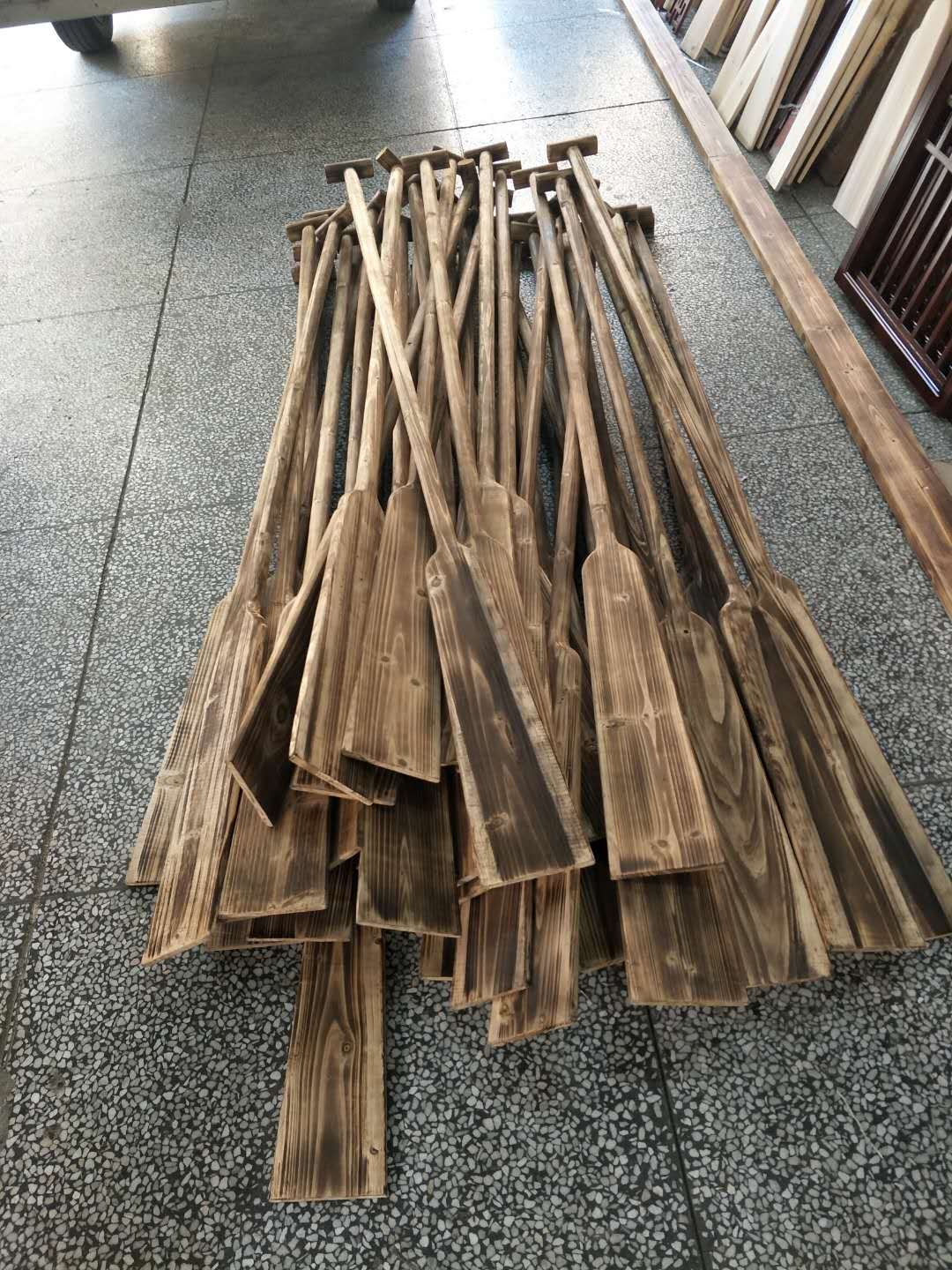 Xiao Chen Wooden 2 meters of old paint paddle decoration paddle log paddle can be customized paint can be inscribed