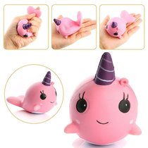 squishy simulation whale slow rebound unicorn super cute creative childrens toy decompression vent ball pinch music