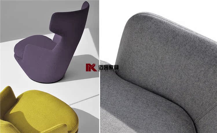 Design.M thiết kế nội thất lần lượt armchiar nhập khẩu ghế sofa căn hộ nhỏ cashmere sofa da thật