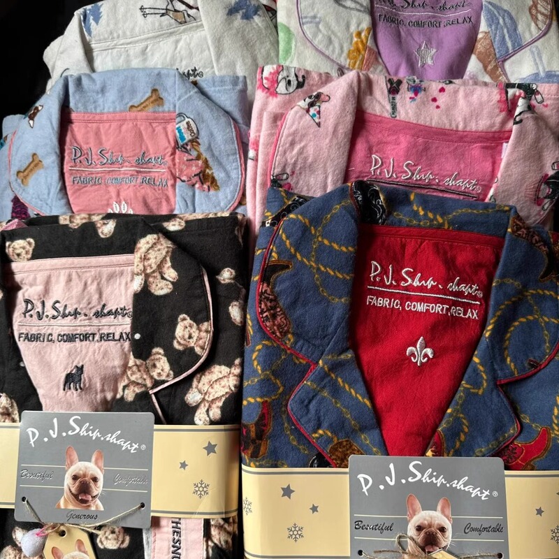 Pure Cotton Brushed Pajamas Women's Loungewear 2026 Spring, Autumn, Winter New Style Summer Plus Size Men's Couple Long-Sleeved Set Pure Cotton Brushed Pajamas Women's Loungewear 2026 Spring, Autumn, Winter New Style Summer Plus Size Men's Couple Long-Sleeved Set