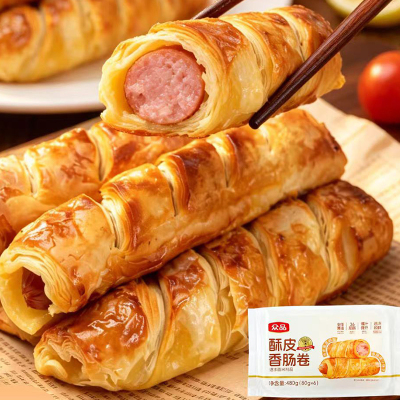 众品酥皮烤肠卷冷冻半成品食材