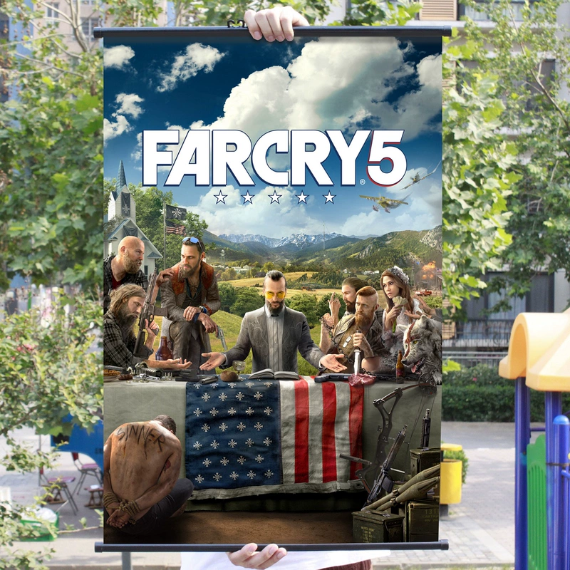 [Mặt bích] Far Cry 5 Xung quanh Bộ sưu tập Trò chơi Tranh Far Cry5 Trang trí trò chơi Poster - Game Nhân vật liên quan