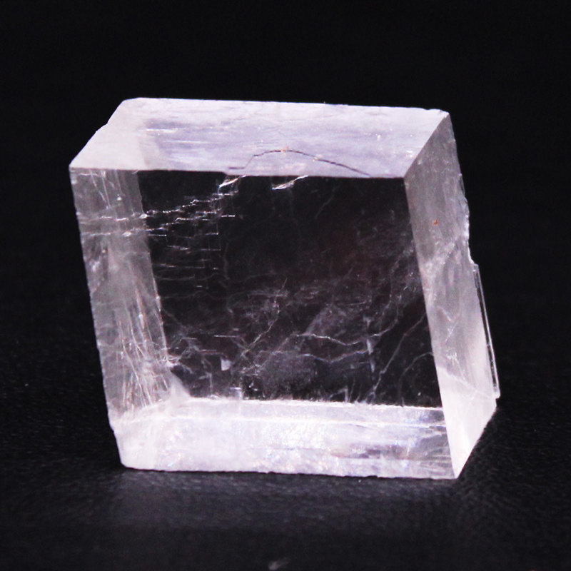 天然水晶、方解石鉱物装飾、透明なアイスランドスパー、複屈折原石、子供用宝石標本石