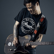  Amumu Amumu retro folk guitar shoulder strap Personality electric guitar strap Hip-hop bass guitar strap spot