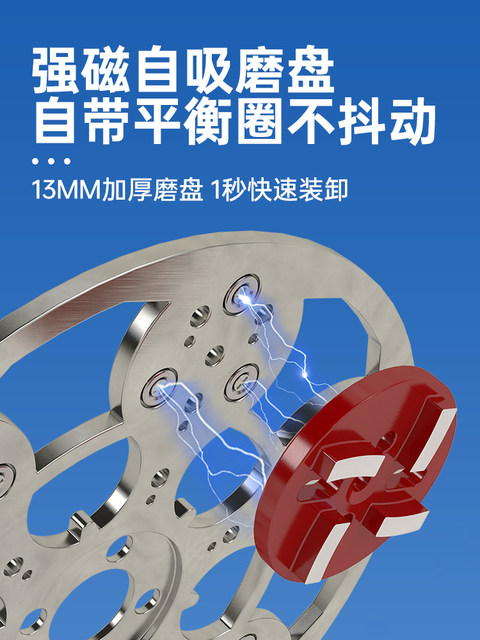 Epoxy floor grinder, terrazzo small polisher, concrete concrete floor grinder, dust-free household