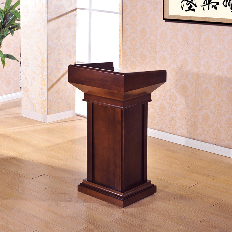 Factory direct solid wood podium, speech, welcome, parking, host, teacher, podium, master, host