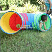 Kindergarten sensory training tunnel small bend through childrens tent game baby drilling hole climbing tube early education crawling tunnel