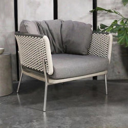 Outdoor Sofa Courtyard Hotel House Rattan Outdoor Furniture Outdoor Scandinavian Garden Waterproof Sun Protection Rattan Chair Combination