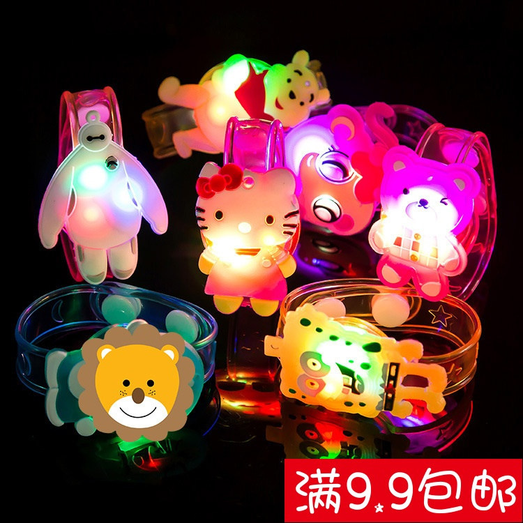 Children's luminous bracelet Wrist flash watch Children's creative night run small toy stall Night Market student prizes