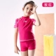 Li Ning trẻ em trai và gái chia áo tắm quần bơi phù hợp với trẻ lớn trẻ em trẻ em phẳng bãi biển áo tắm chống nắng