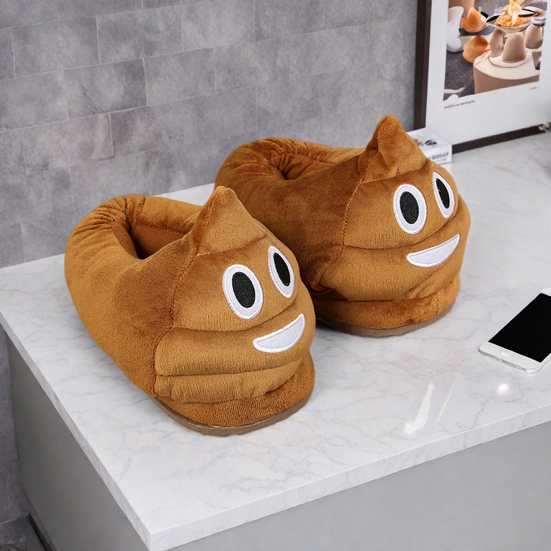 Funny Poop-Shaped Cartoon Home Cotton Slippers for Women and Men, Winter and Autumn, Couples, Students, Full Coverage, Warm Poop-Shaped Cotton Slippers Funny Poop-Shaped Cartoon Home Cotton Slippers for Women and Men, Winter and Autumn, Couples, Students, Full Coverage, Warm Poop-Shaped Cotton Slippers