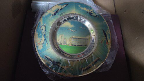China Airlines Industry First Fly Metal Memorial Disk